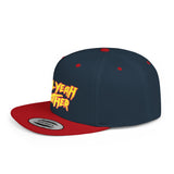 Hell Yeah Brother - 80s pop Culture Wrestling Quote USA bro Retro Throwback 6 Panel Flat Snap Back Hat