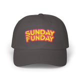 Sunday Funday - Retro Beach & Pool Party Summertime Fun Embroidered Dad Hat