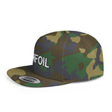 TINFOIL - Hat Funny Conspiracy Theory Pun Alien UFO Lover Punny Sarcastic 6 Panel Flat Snapback Cap