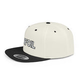 TINFOIL - Hat Funny Conspiracy Theory Pun Alien UFO Lover Punny Sarcastic 6 Panel Flat Snapback Cap