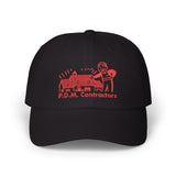 P.D.M. Contractors - True Crime Business Card PDM Pogo Clown Logo Embroidered Dad Hat
