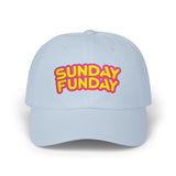 Sunday Funday - Retro Beach & Pool Party Summertime Fun Embroidered Dad Hat