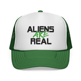 Aliens are Real - Funny UFO Exist Outer Space sci-fi Visitor Mesh Trucker Cap