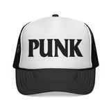 PUNK - music lover hardcore metal thrash rock n roll font funny Mesh Trucker Cap
