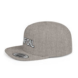 TINFOIL - Hat Funny Conspiracy Theory Pun Alien UFO Lover Punny Sarcastic 6 Panel Flat Snapback Cap