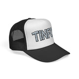 TINFOIL - hat funny conspiracy theory pun alien ufo lover punny sarcastic Mesh Trucker Cap
