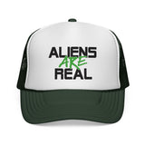 Aliens are Real - Funny UFO Exist Outer Space sci-fi Visitor Mesh Trucker Cap