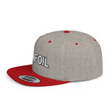 TINFOIL - Hat Funny Conspiracy Theory Pun Alien UFO Lover Punny Sarcastic 6 Panel Flat Snapback Cap
