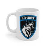 K9-Unit - DO NOT Touch PET Stay Back Law Enforcement Logo coffee tea ceramic mug